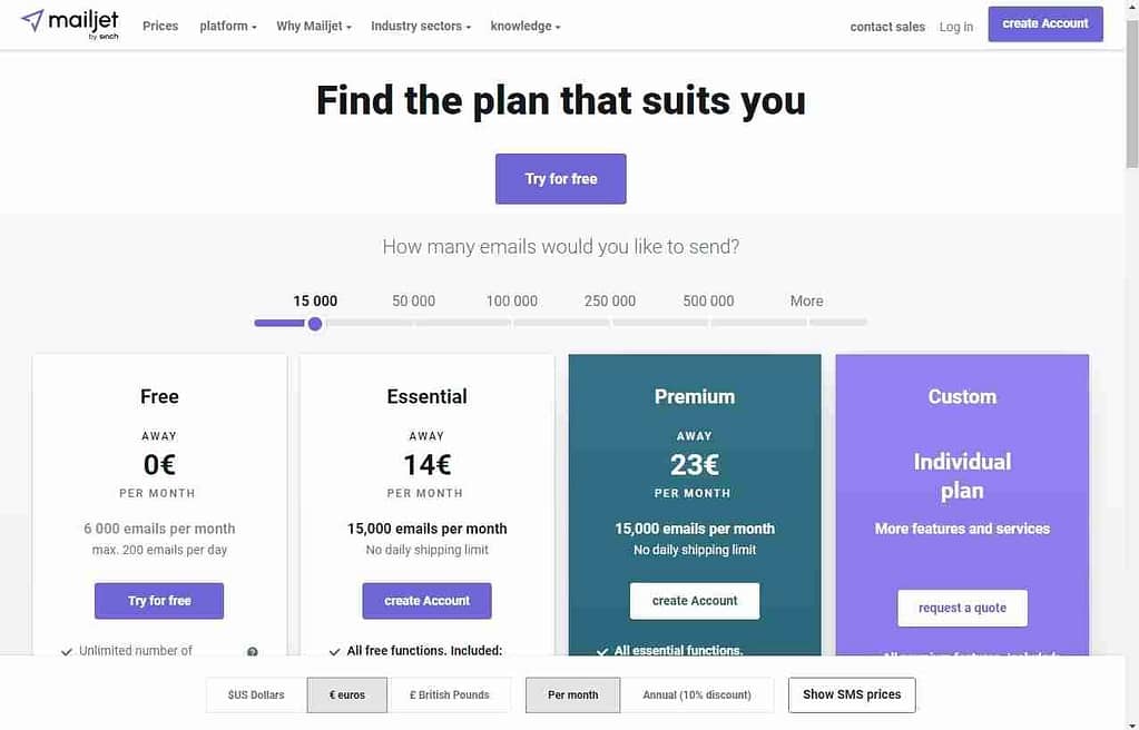 MAILJET EMEIL MARKETING PLATFORM