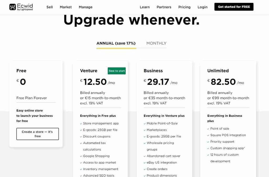 eqwid free ecommerce for dropshipping business