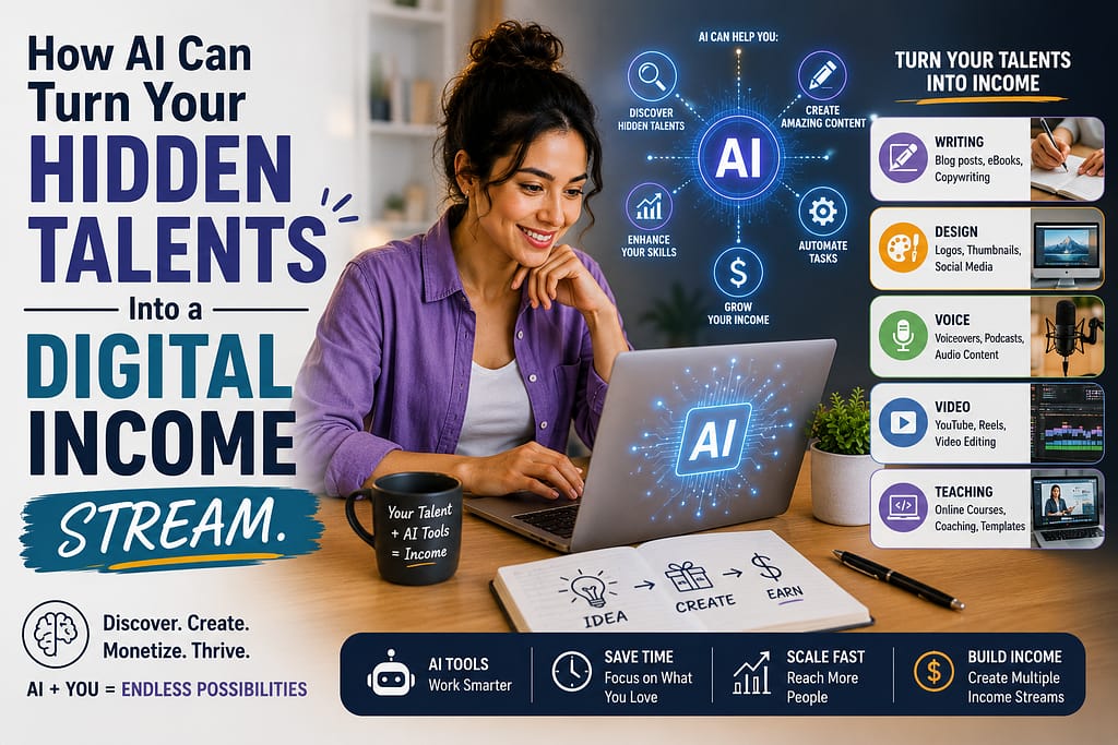 Turn your hidden talents into a digital income stream