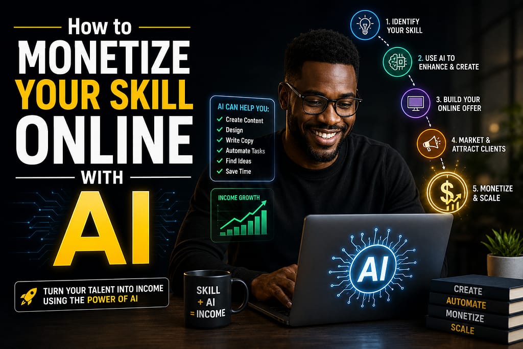 How to monetize your skill online with AI