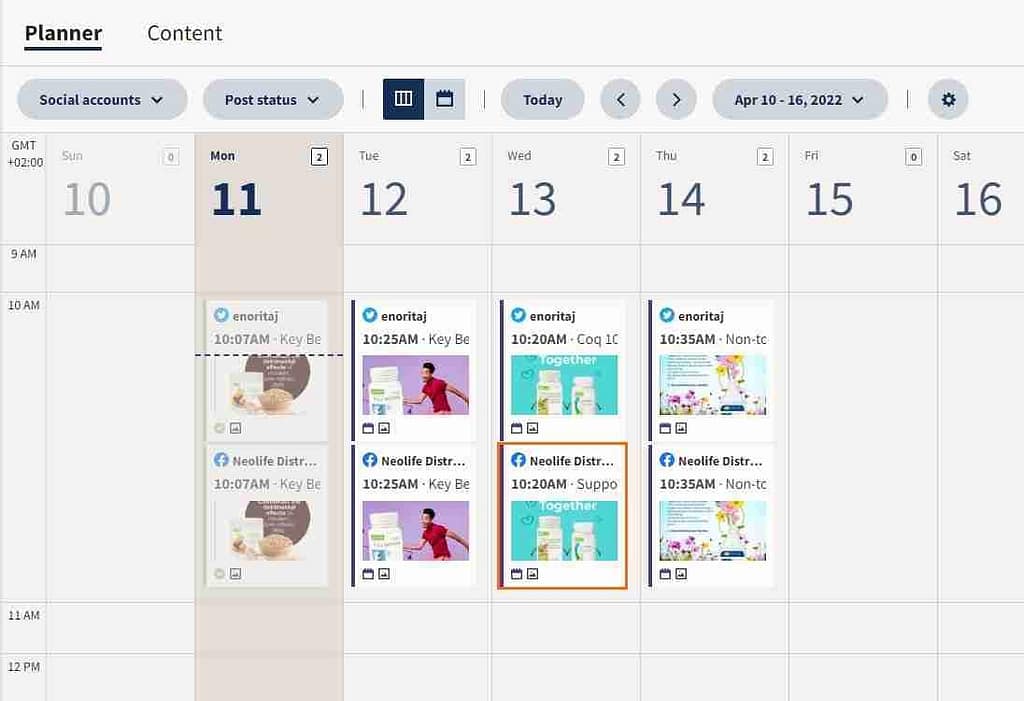 hootsuite social media scheduling tool