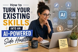 Read more about the article How to Turn Your Existing Skills Into an AI-Powered Side Hustle