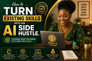 Read more about the article How to Turn Existing Skills Into an AI Side Hustle