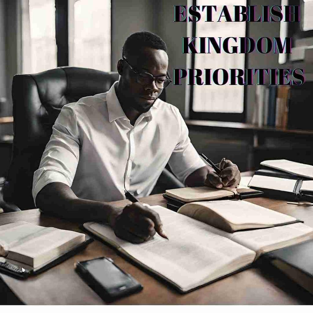 ESTablish kingdom priorities