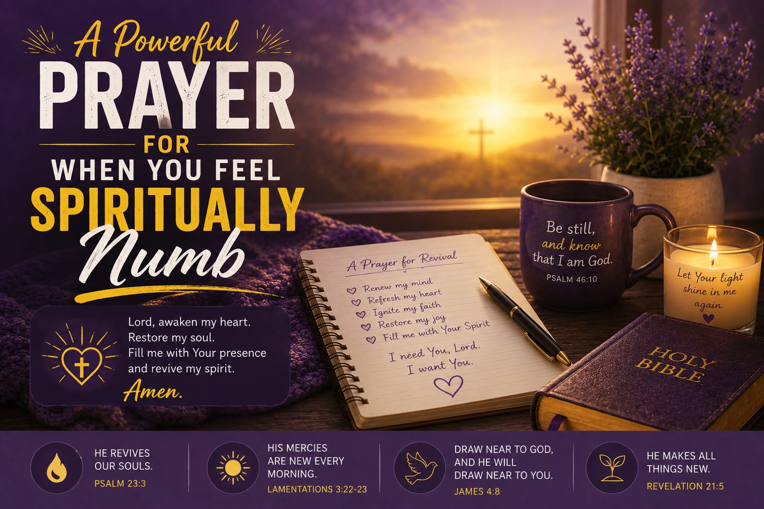 You are currently viewing A Powerful Prayer for When You Feel Spiritually Numb