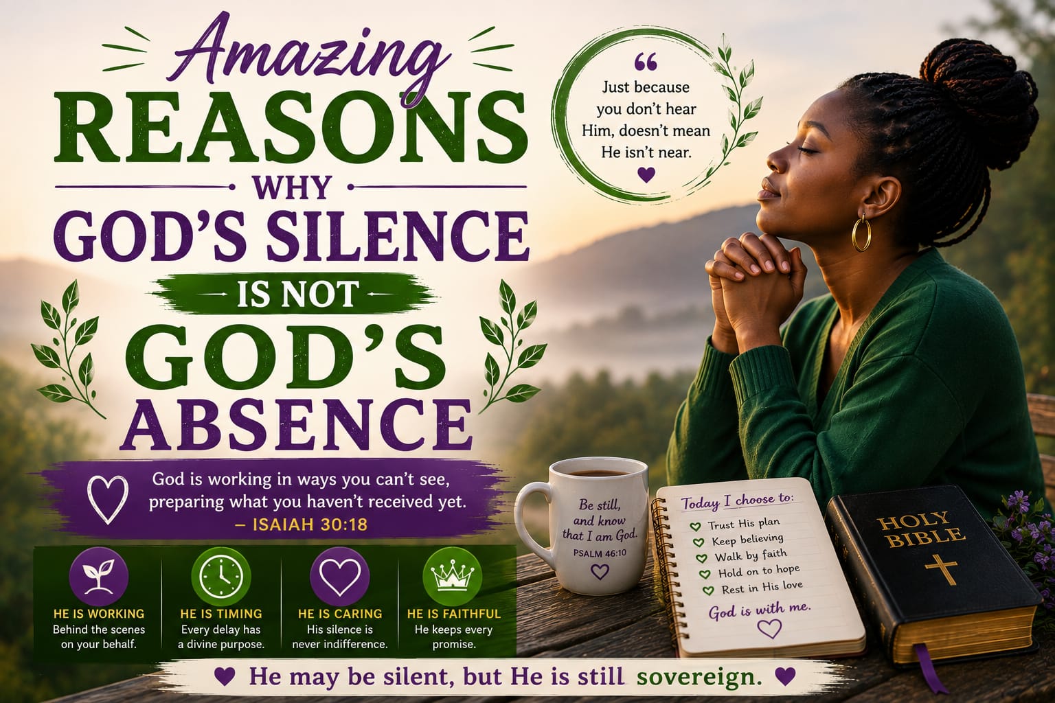You are currently viewing Amazing reasons why God’s Silence Is Not God’s Absence: