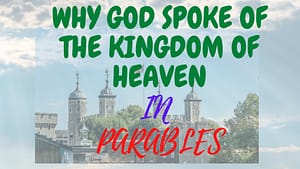 Read more about the article KINGDOM PARABLES:WHY GOD SPOKE OF THE KINGDOM OF HEAVEN IN PARABLES