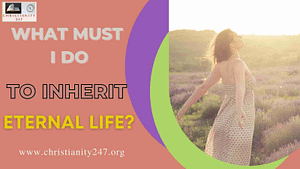 Read more about the article WHAT MUST I DO TO INHERIT ETERNAL LIFE