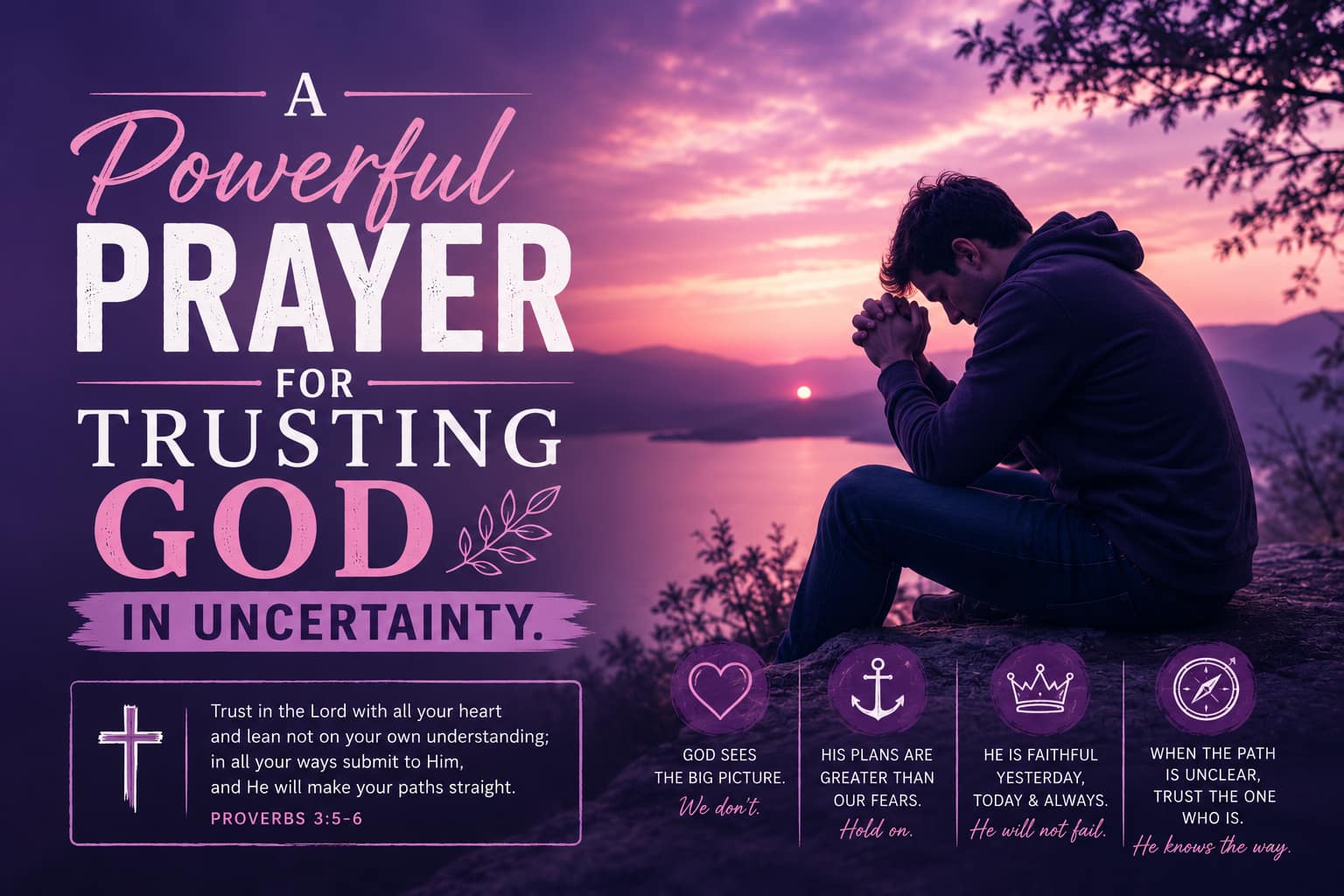 You are currently viewing A Powerful Prayer for Trusting God in Uncertainty